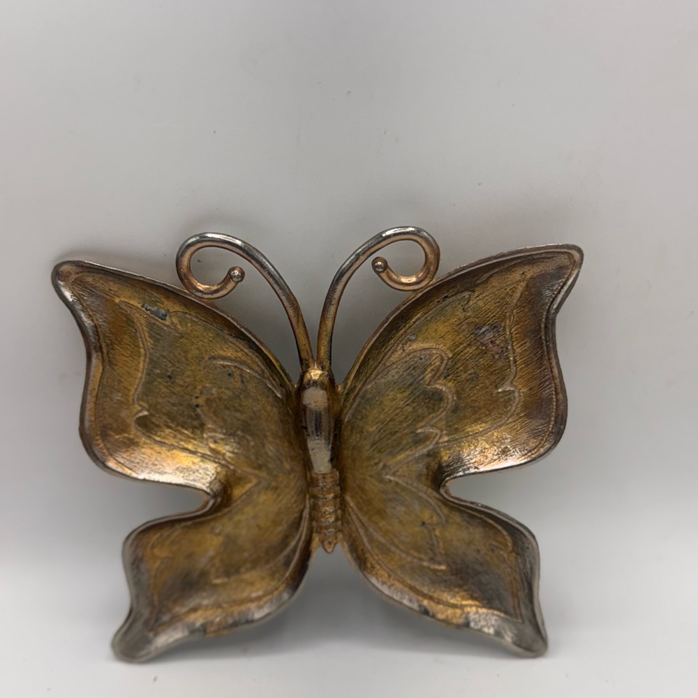 Gold and Silver Butterfly Wall Decor